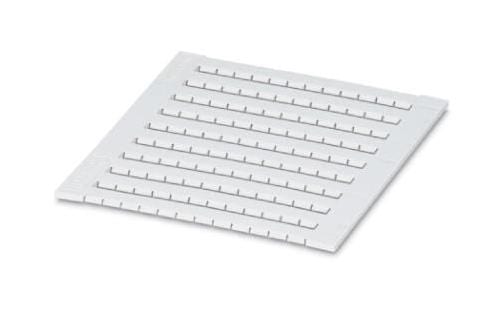 PHOENIX CONTACT Terminal Block Markers ZBFM 5 CUS MARKER SHEET, BLANK, 5.2MM, WHITE, TB PHOENIX CONTACT 3242994 ZBFM 5 CUS