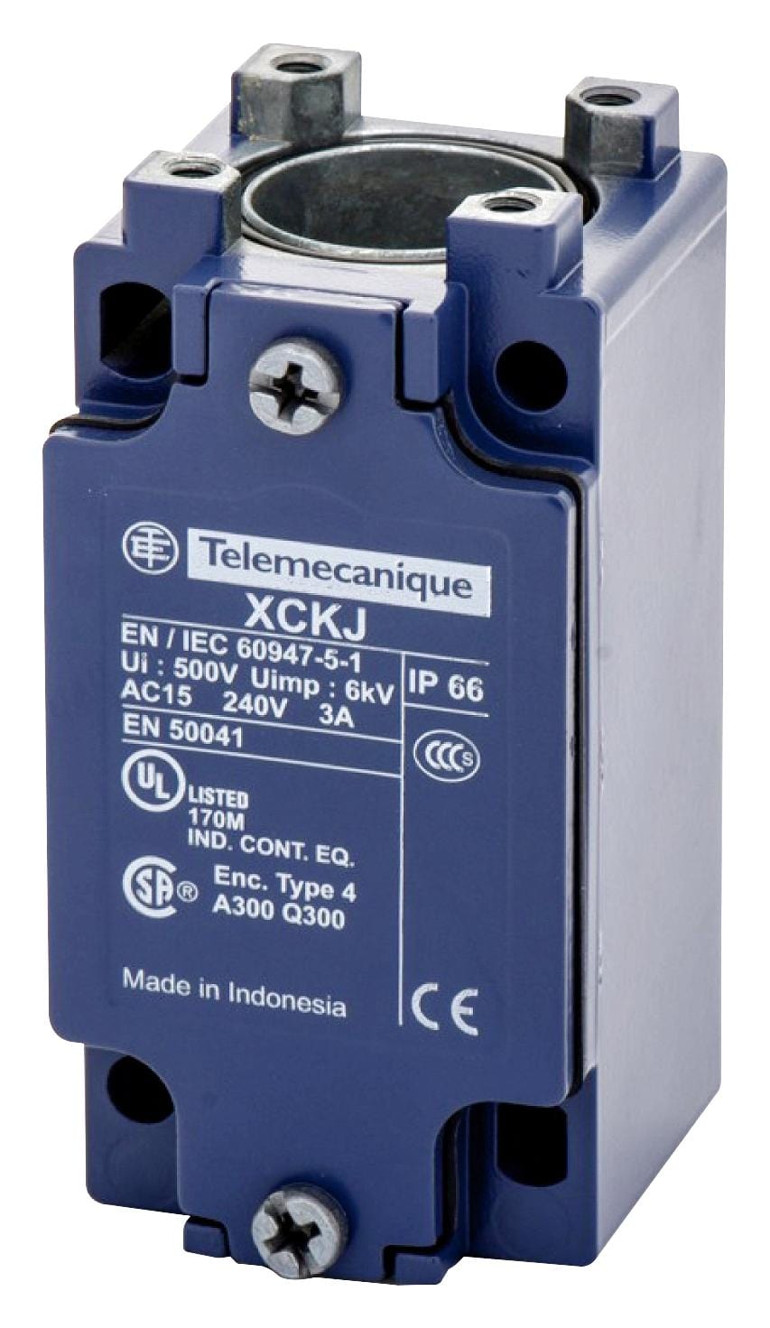 TELEMECANIQUE SENSORS Bodies ZCKJ15H29 LIMIT SWITCH BODY, SPST, SCREW CLAMP TELEMECANIQUE SENSORS 3212978 ZCKJ15H29