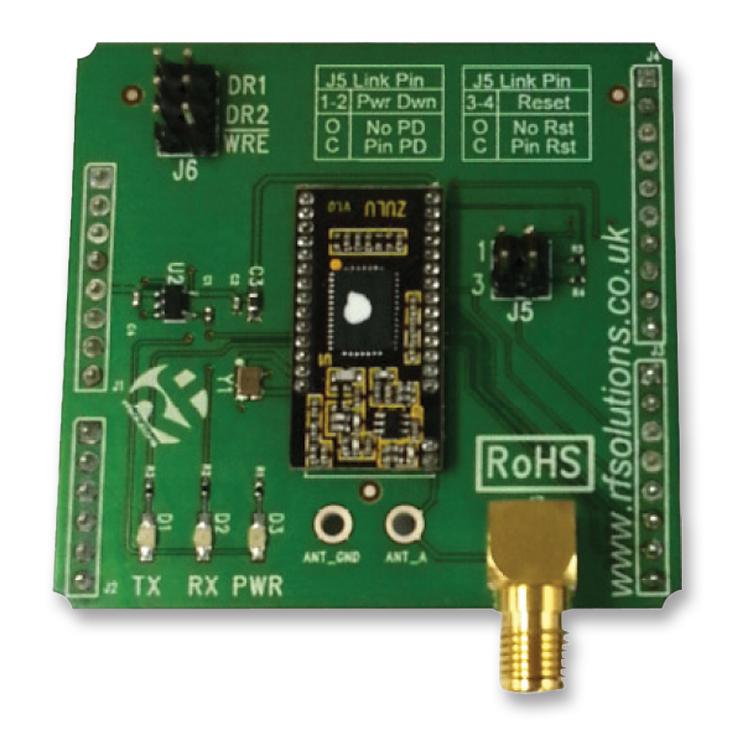 RF SOLUTIONS RF Transceivers - Sub 2.4GHz ZULU-M-ARDUINO BOARD, ARDUINO RF LINK SHIELD, 2KM RF SOLUTIONS 2305907 ZULU-M-ARDUINO