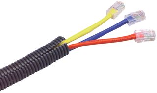 1430 - TUBING, SPLIT LOOM, 9.221MM, GREY, 100FT - MULTICOMP PRO