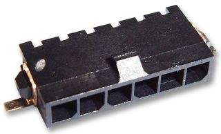 2-1445057-6 - Pin Header, Right Angle, Wire-to-Board, 3 mm, 1 Rows, 6 Contacts, Surface Mount Right Angle - AMP - TE CONNECTIVITY