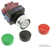 ABW211 BGR - SWITCH, INDUSTRIAL PUSHBUTTON, 22MM - IDEC