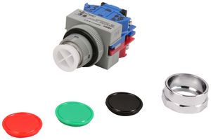 ABW111 BGR - SWITCH, INDUSTRIAL PUSHBUTTON, 22MM - IDEC