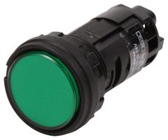 HW1P-1FQD-G-24V - PANEL MOUNT INDICATOR, LED, 22MM, GREEN, 24V - IDEC