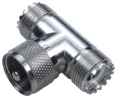 SPC15142 - TEE ADAPTER, 1 X UHF PLUG-2 X UHF JACK - MULTICOMP