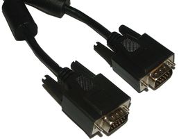 SPC20057 - MONITOR CABLE, SVGA VIDEO, 6FT, BLACK - MULTICOMP