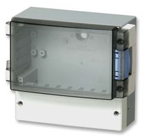 ABS 36/31-3 ENCLOSURE - Plastic Enclosure, IK08 / IK07, Smoked Hinged Cover, Multipurpose, ABS, 390 mm, 316 mm, 167 mm - FIBOX
