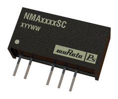 NMA1215SC - Isolated Through Hole DC/DC Converter, ITE, 1:1, 1 W, 2 Output, 15 V, 33 mA - MURATA POWER SOLUTIONS