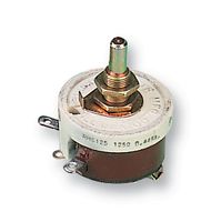 RHS1K0 - Rheostat, Wirewound, 1 kohm, 25 W, RHS, Panel Mount, Flatted - OHMITE