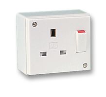 2959WHI. - Electrical Box, Surface Mount, Urea Formaldehyde, 12 Gang, White, 25 mm Internal Depth - HONEYWELL
