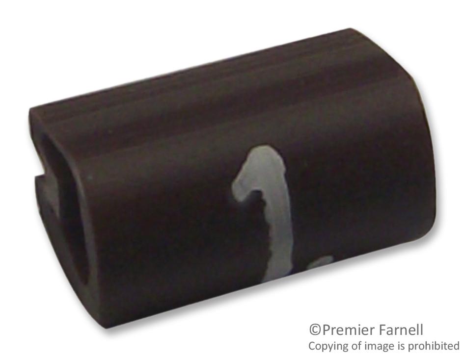 TE CONNECTIVITY Wire Markers - Clip Style 06161101 CABLE MARKER, 1, BROWN, PK100 TE CONNECTIVITY 1196395 06161101