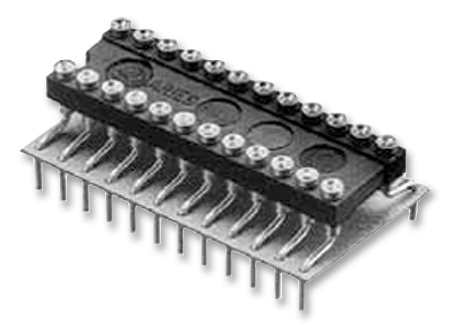 1107254-28 ADAPTOR, 0.6" TO 0.3", 28WAY ARIES