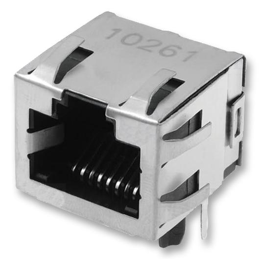 1-406541-1 MODULAR, JACK, THT, R/A, RJ45, 8P8C AMP - TE CONNECTIVITY