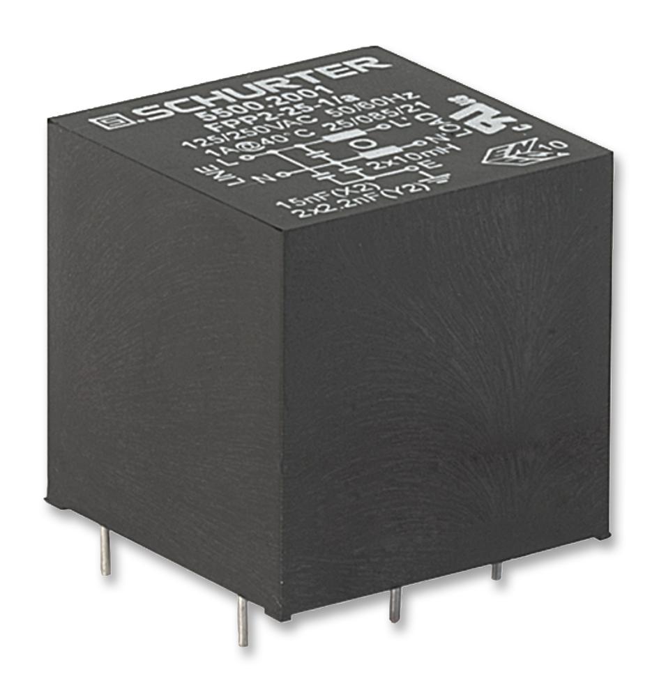 5500.2002 FILTER, 2A, PCB MOUNT SCHURTER