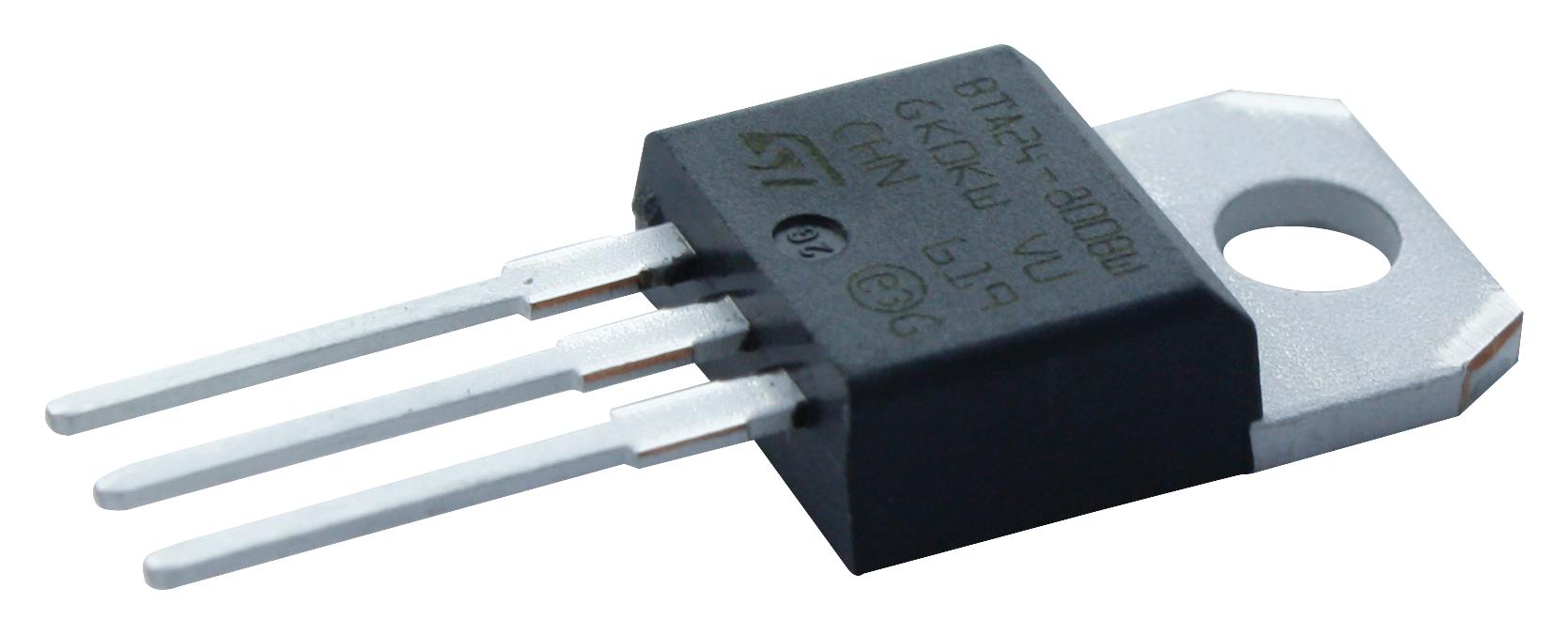 BTA24-800BWRG TRIAC, 25A, 800V, TO-220AB STMICROELECTRONICS