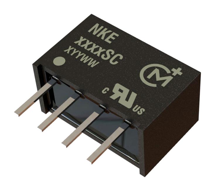 NKE1212SC CONVERTER, DC/DC, SIL, 1W, 12V MURATA POWER SOLUTIONS