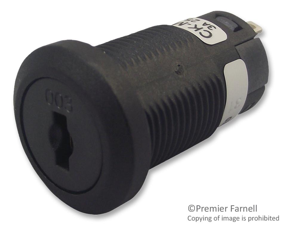 CKM13EFW01 KEYSWITCH, 16MM, 3 POS NKK SWITCHES