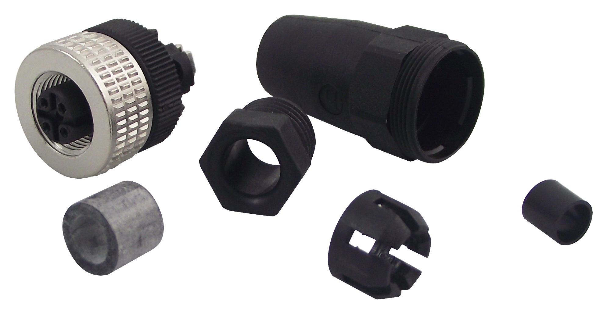 ELKA 5012 PG7 SOCKET, FREE, M12, 5WAY HIRSCHMANN