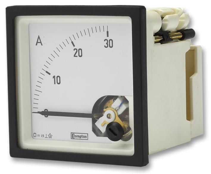 E243-01A-G-NL-NL METER, DIN72, 30A CROMPTON - TE CONNECTIVITY