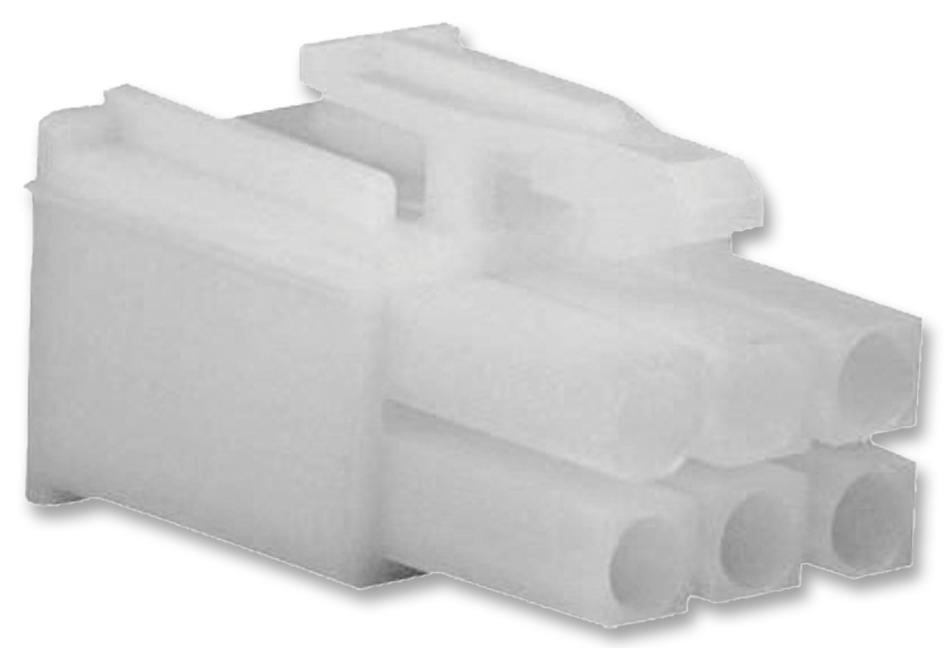 172168-1 CONNECTOR HOUSING, PLUG, 6 WAY, NYLON TE CONNECTIVITY