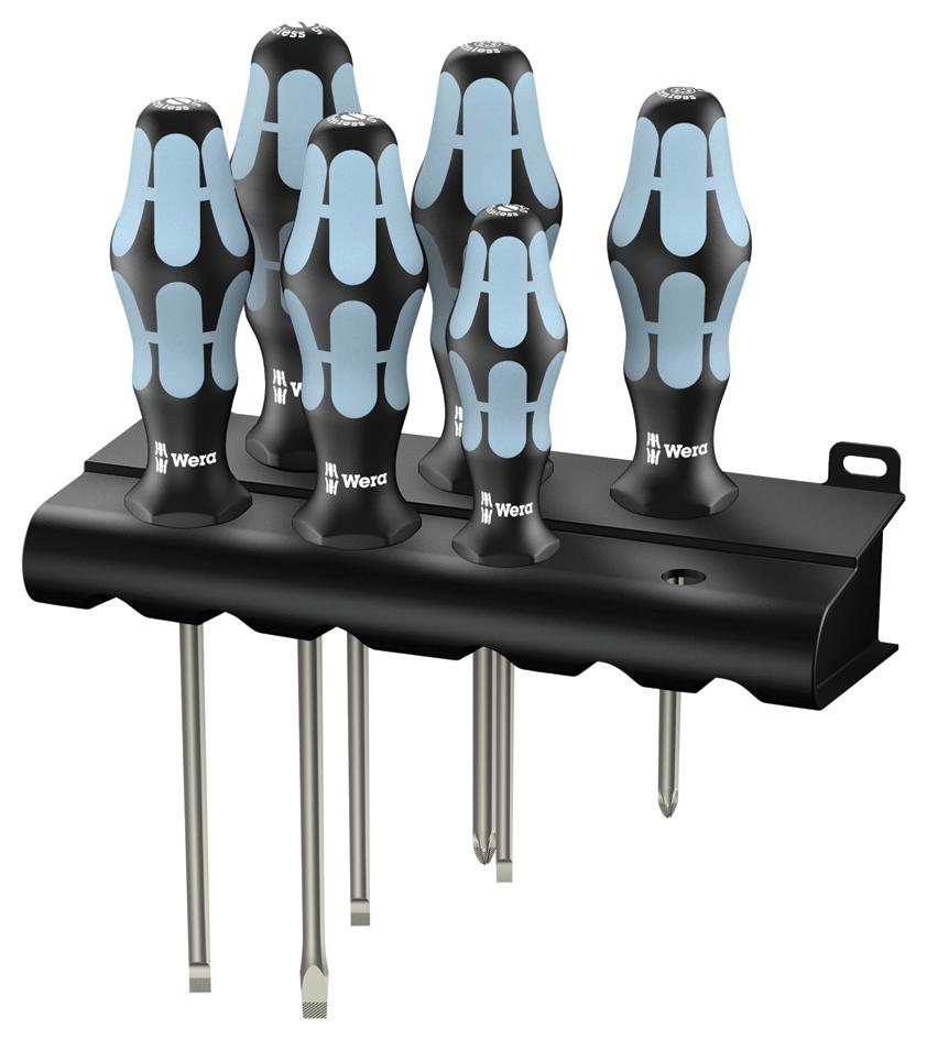 3334/3355/6 SCREWDRIVER SET, STAINLESS STEEL, SL/PZ WERA