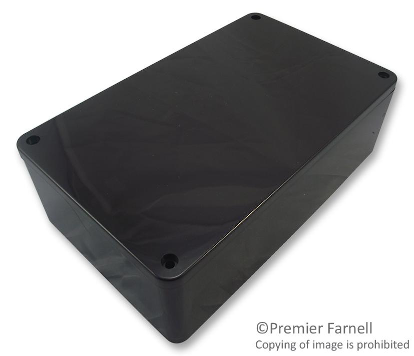 75-2861 BOX, ABS, BLACK, 56.5X180X110MM VERO