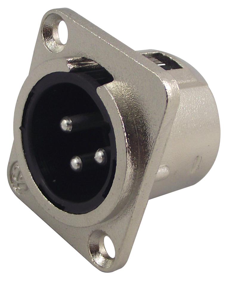 PSG01275 PLUG, XLR, CHASSIS, NICKEL PRO SIGNAL