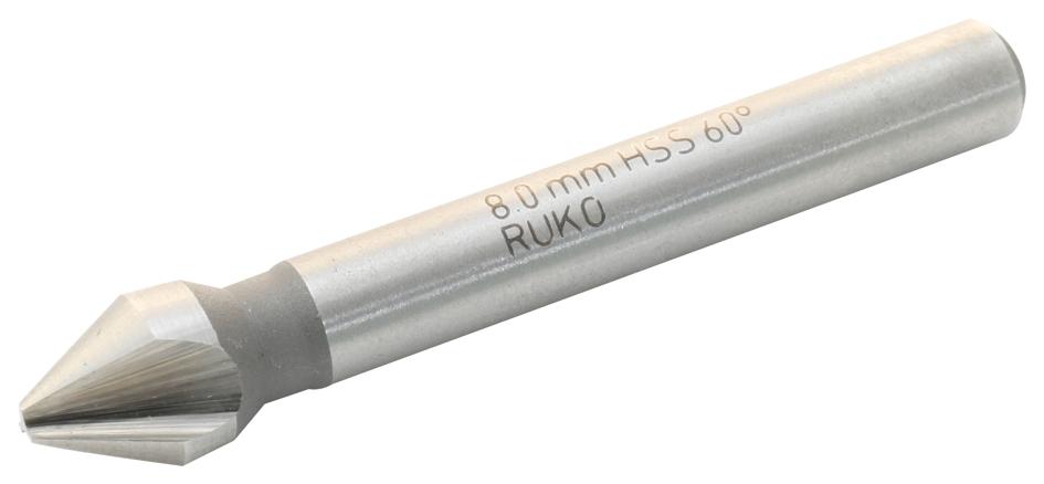102203 COUNTERSINK, STR SHK, 60DEG, 10MM RUKO