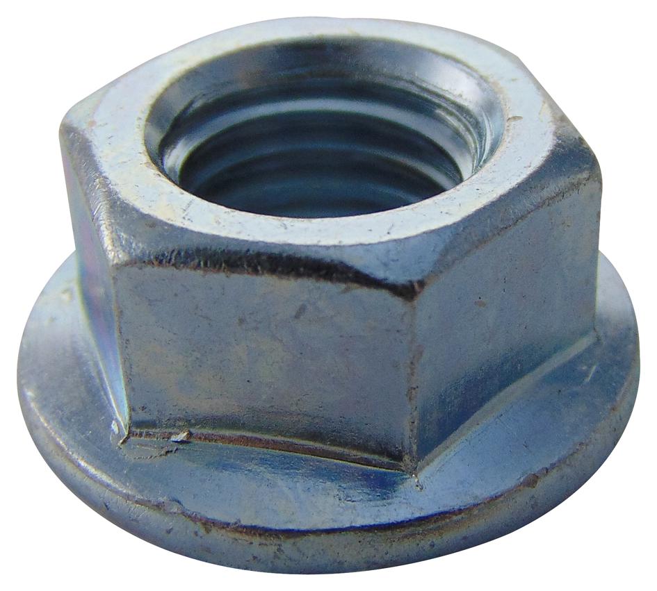M12- SFST-Z50- FLANGE NUT, SERRATED, BZP, M12, PK50 TR FASTENINGS