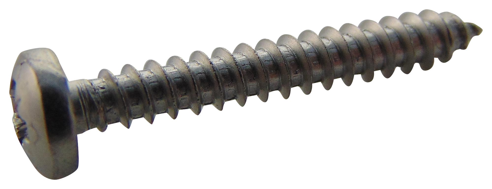 N61.000 PRA2ABS100- SCREW, POZI PAN, STEEL, A2, #6X1, PK100 TR FASTENINGS