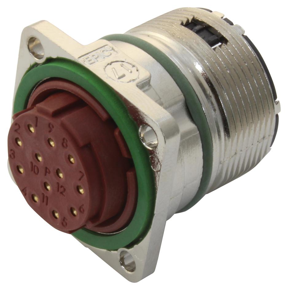 72004000 + 73002716 SOCKET, PANEL MOUNT, 12WAY EPIC