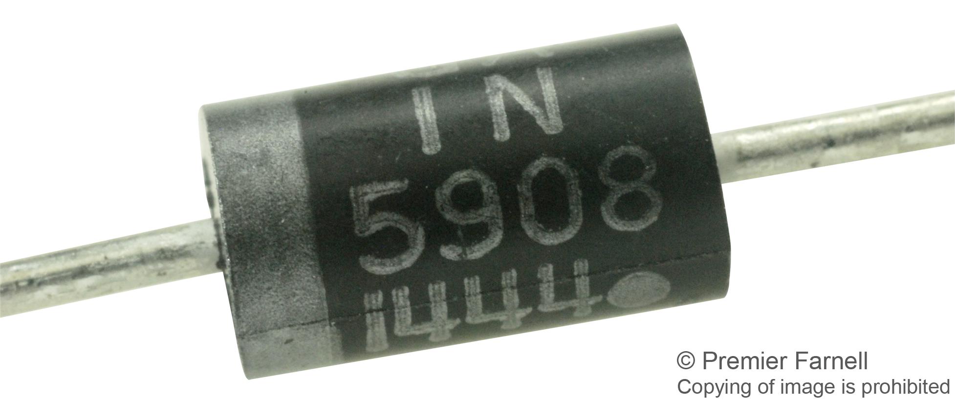 1N5920BRLG ZENER DIODE, 6.2V, 3W, DO-204AL ONSEMI
