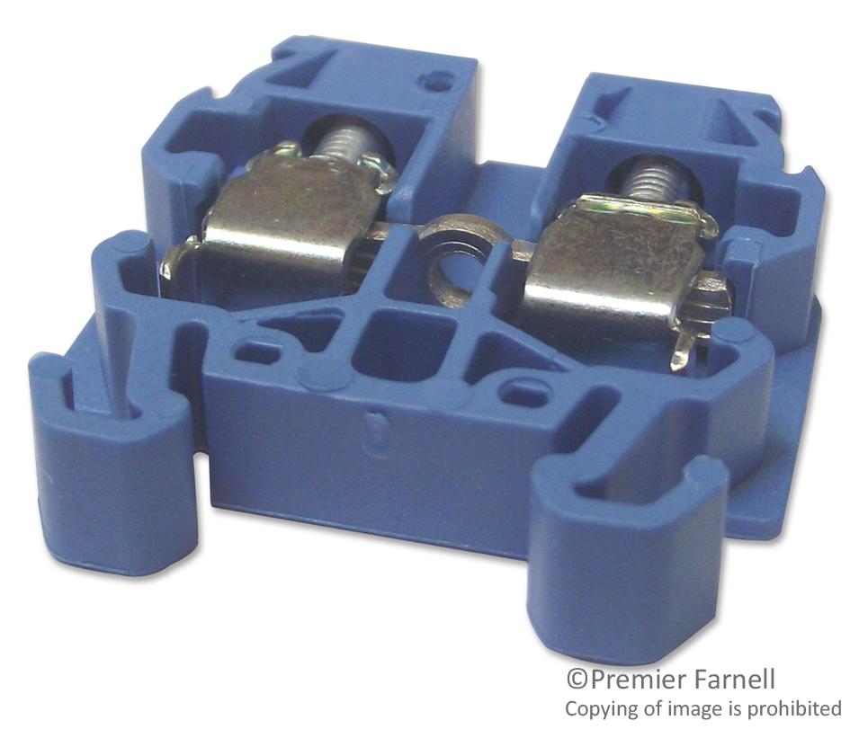 012049111 TERMINAL BLOCK, DIN RAIL, 2POS, 12AWG ENTRELEC - TE CONNECTIVITY