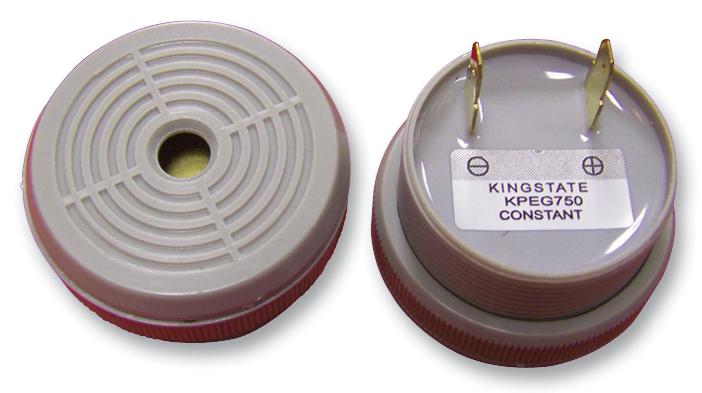 KPEG750 PIEZO BUZZER, PANEL MOUNT KINGSTATE