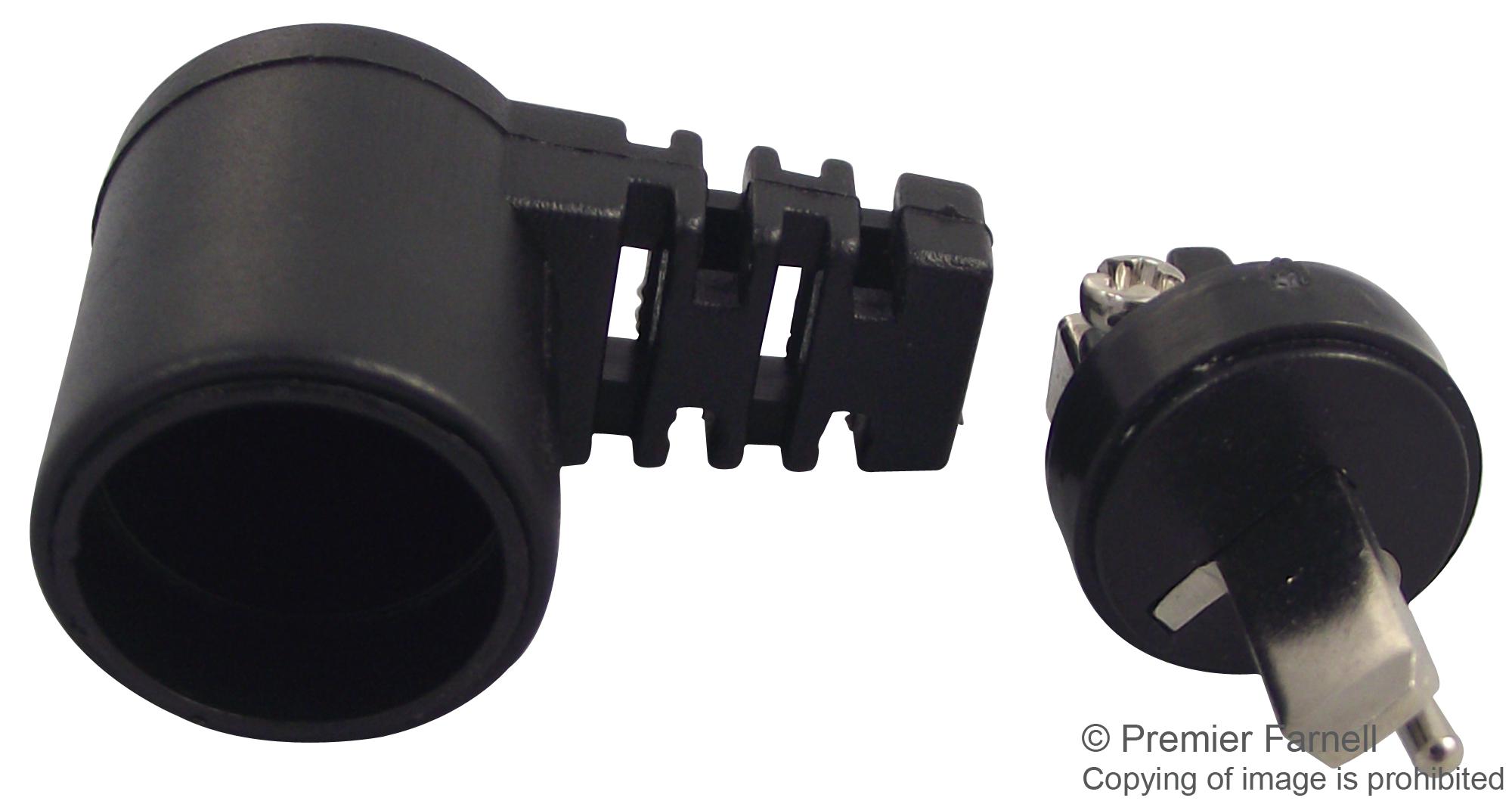 4850.1251 PLUG, DIN, SPEAKER, ELBOW, 2POLE SCHURTER