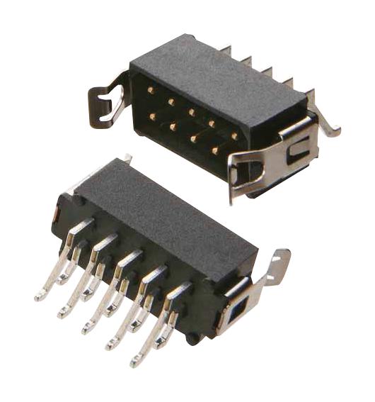 M80-6660842 PLUG, R/A, SMT, LATCH, 8WAY HARWIN