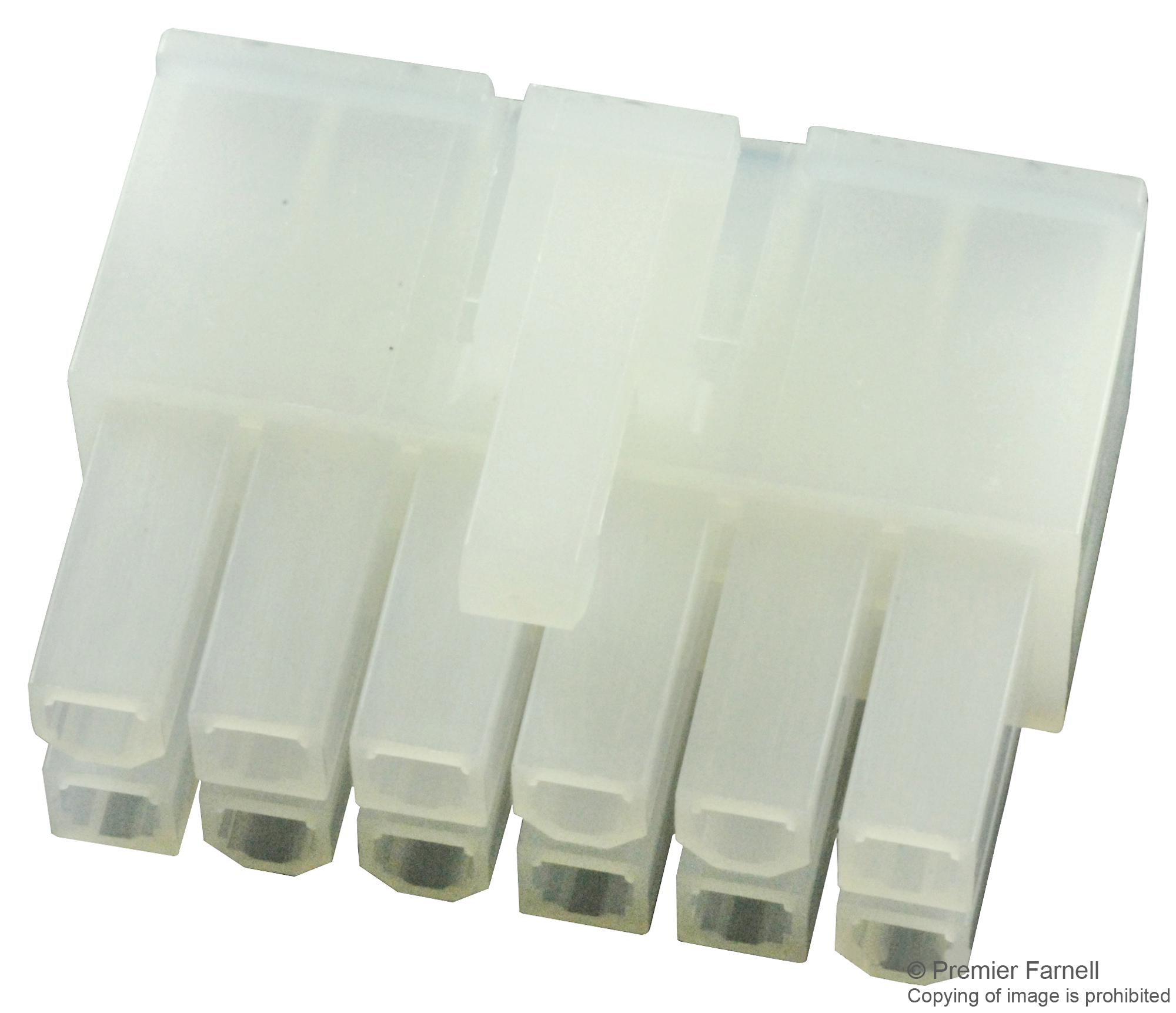 39-01-2120 CONNECTOR HOUSING, RCPT, 12POS MOLEX