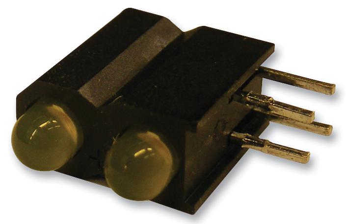553-0233F LED, PCB, 3MM, BI, YEL-YEL DIALIGHT