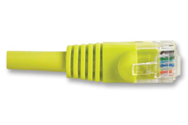 2965-1Y PATCH LEAD, CAT5E, YELLOW, 1M VIDEK