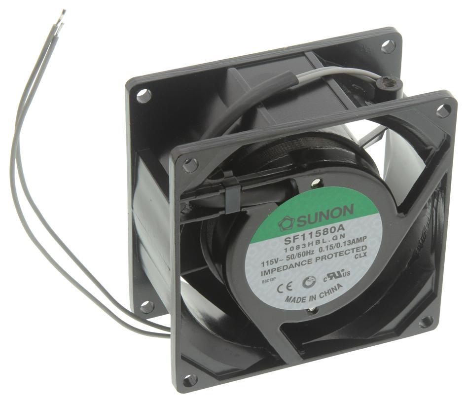 SF11580A 1083HBL.GN FAN, 80X80X38MM, 115VAC SUNON