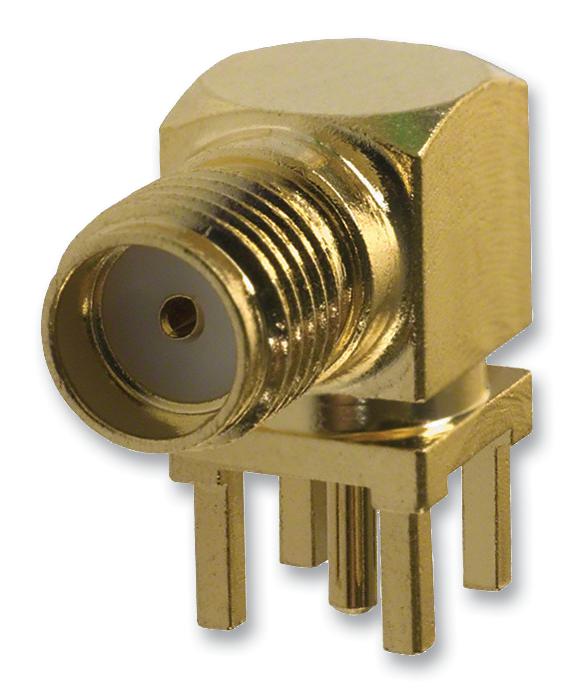 901-143-6RFX RF COAXIAL, SMA, RIGHT ANGLE JACK, 50OHM AMPHENOL RF
