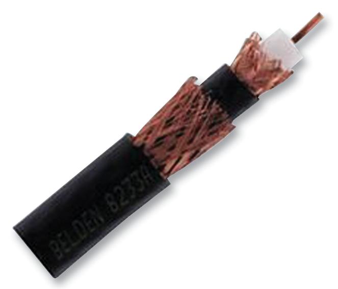 1189A 0101000 CABLE, COAX, 305M, BLACK, RG6 BELDEN