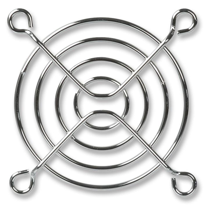 MCSC60-W2 FAN FINGER GUARD, METAL, 60MM, SILVER MULTICOMP PRO