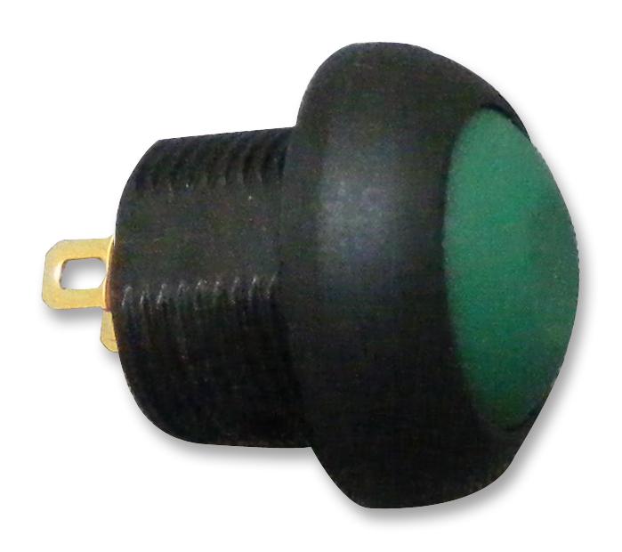 MCPAS6B2M1CE6 SWITCH, PUSH BUTTON, SPST, IP67, GREEN MULTICOMP PRO