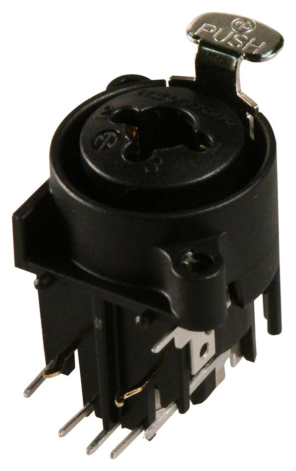 NCJ6FA-H SOCKET, XLR-1/4" JACK R/A NEUTRIK
