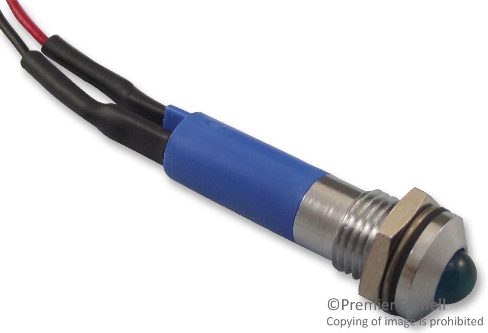 NLD29W803570500 LED INDICATOR, 24V BLU NLD ELECTRONIC