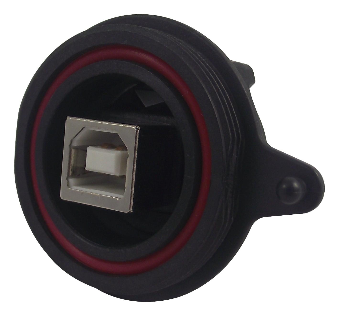 SCRU-02 USB ADAPTOR, 2.0 TYPE B-TYPE A, IP68 SAMTEC