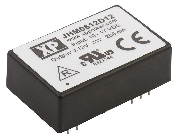 JHM0612D15 DC-DC CONVERTER, MEDICAL, 2 O/P, 6W XP POWER