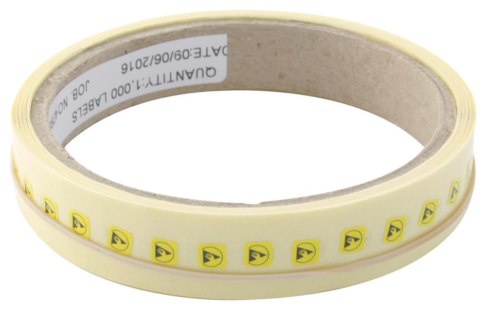 055-0004 ESD CAUTION SYMBOL LABEL, 5X5MM MULTICOMP