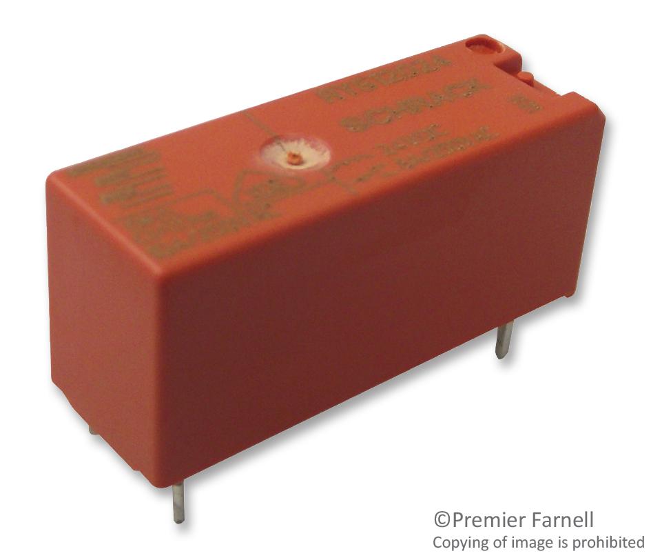 RY213012 POWER RELAY, SPDT, 8A, 12VDC, TH SCHRACK - TE CONNECTIVITY
